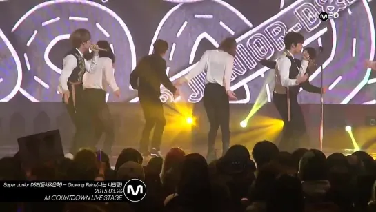 Super Junior - Growing Pains, Mnet! M!Countdown (MPD) 26.03.2015