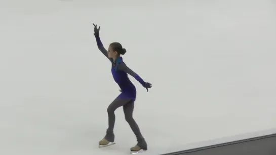 (запись из зала) Alexandra Trusova, ПП - Rostelecom Cup 2019