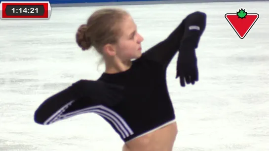 Александра Трусова, тренировка КП - 2019 Skate Canada International Practices2019 Skate Canada International Practices