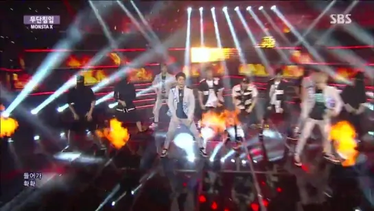 [VK][14.06.2015] MONSTA X - Trespass @ Inkigayo