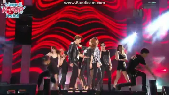 [Special Stage] 150804 T-ARA Jiyeon & HongBin(Vixx) & Zhoumi - Candy In My Ears  Summer K-POP Festival