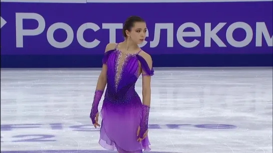 Kamila Valieva (RUS) _ Women SP _ Rostelecom Cup 2021 _ #GPFigure