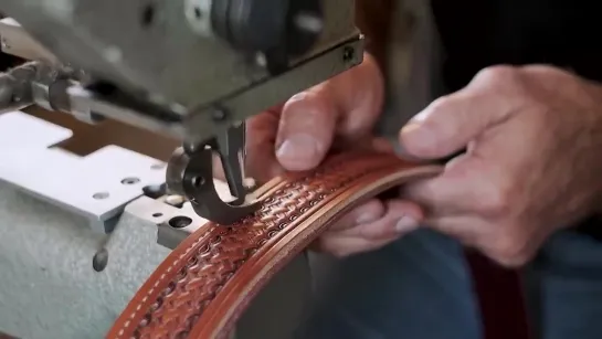 The Art of the Western Belt Ben Geisler of Trails End Saddle Shop