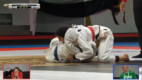 Alshkeili vs Chikanova JU-JITSU WORLD CHampionship 2019