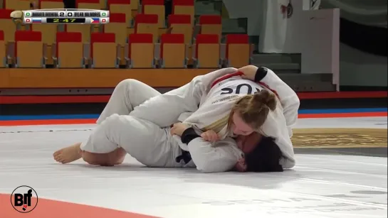 Iakushkina vs Valmores JU-JITSU WORLD CHampionship 2019