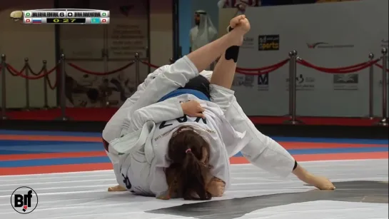 Valeria Fokina vs Davlyatova JU-JITSU WORLD CHampionship 2019