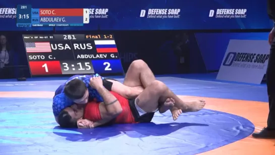 final 92kg Soto Vs G Abdulaev UwwWorld2019