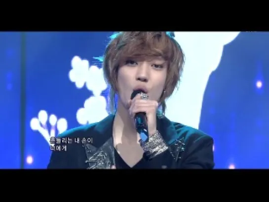 [PERF] 11.09.2011 Teen Top -  The Back of My Hand Brushes Against Yours (Goodbye Stage)@ Inkigayo