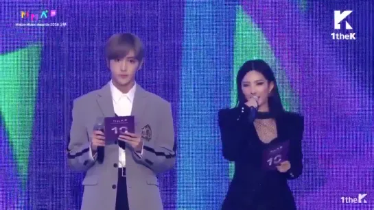 181201 Soyeon as MC at MMA2018