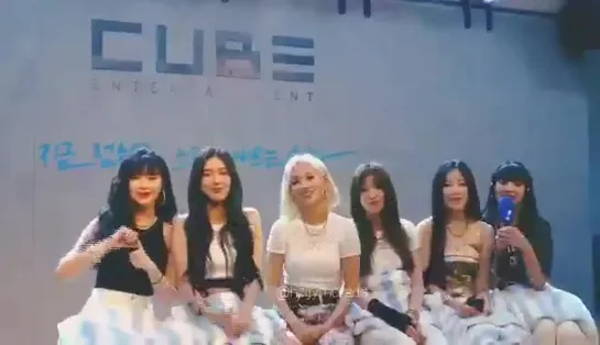 191124 (G)I-DLE Video Greeting for PH Neverlands!  @ Message