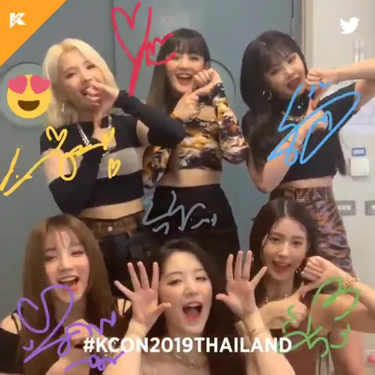 191001 (G)I-DLE @ KCON Message