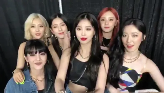 Who’s here for G_I_DLE! It’s their first KCON NY too and they are thrilled to meet the NEV