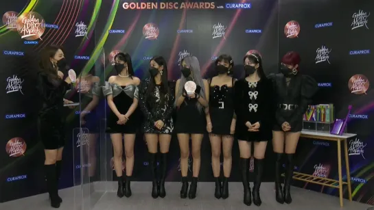 210110 (G)I-DLE - Backstage Interview Golden Disk Awards @ Performance