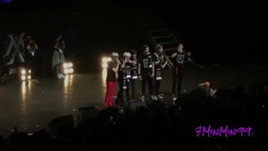 [VK][170719] MONSTA X Fancam ending speech @ 'THE 1ST WORLD TOUR' Beautiful in Dallas