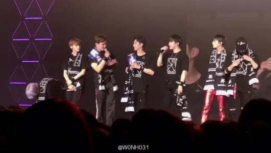 [VK][170617] MONSTA X Fancam ending speech @ 'THE 1ST WORLD TOUR' Beautiful in Seoul (D-1)