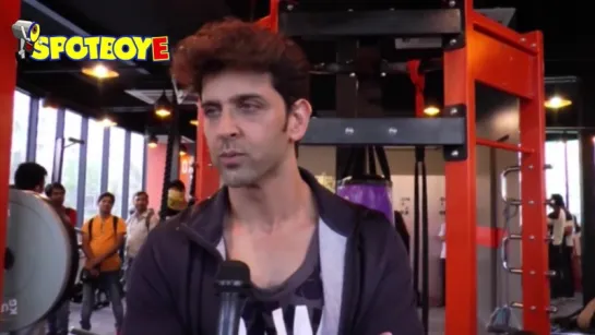 Hrithik Roshan Shares his Fitness Secret at a New Gym Inauguration _ SpotboyE