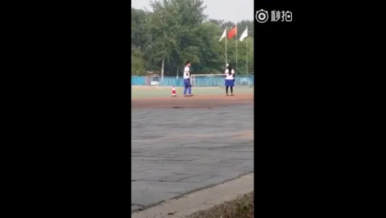 [LQ FANCAM] 160604 Challengers Union Season 2 Filming @ Wu Yi Fan