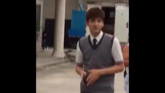 [FANCAM] 150530 Wu Yi Fan @ "Turns Out You're Sill Here" Filming