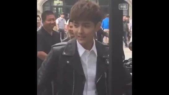 [LQ FANCAM] 150517 Wu Yi Fan @ 'Turns Out You're Still Here' Filming Site