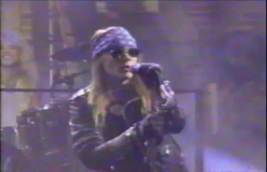 Guns N' Roses at Fox Late Show, LA, 31.03.1988