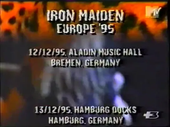 Headbangers Ball Special - Iron Maiden. The X Factour, 1995