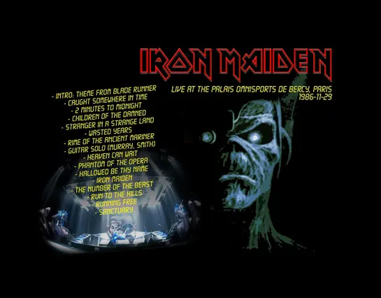 Iron Maiden - Live in Paris, 29.11.1986