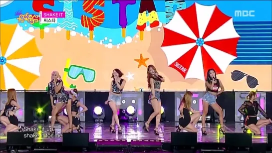 [PERF] 150801 Sistar - Shake It @ Music Core