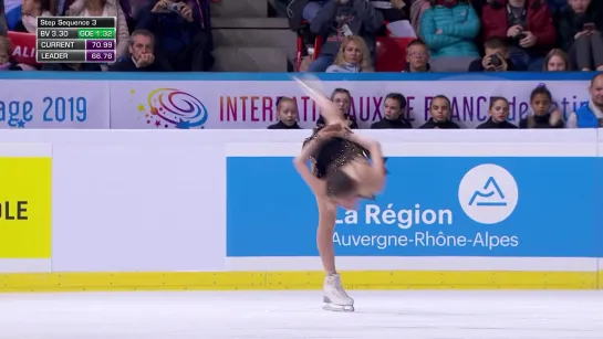 Alina Zagitova (RUS) _ Ladies  Free Skating _ Internationaux de France 2019 _ #GPFigure