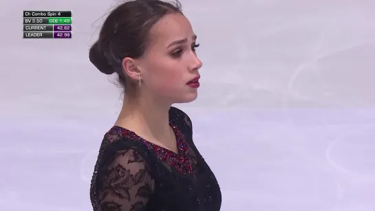 Alina Zagitova (RUS) _ Ladies Short Program _ Internationaux de France 2019 _ #GPFigure