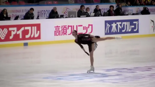 Alina Zagitova SP Grand Prix 2019 in Grenoble (Alt. angle) 60p