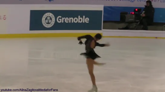 Alina Zagitova GP France 2019 SP Me Voy Practice HQ!