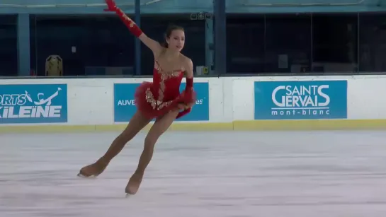 2016 ISU Junior Grand Prix - St. Gervais - Ladies Free Skate Alina ZAGITOVA