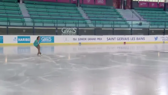 2016 ISU Junior Grand Prix - St. Gervais - Ladies Short Program - Alina ZAGITOVA RUS