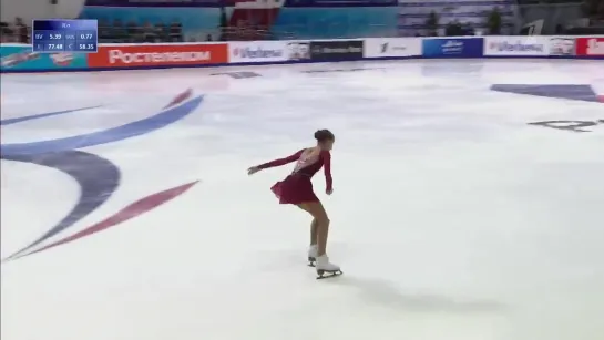 Ladies. Free skating. 2020 Russian Figure Skating Championships-Женщины. Произво_HD