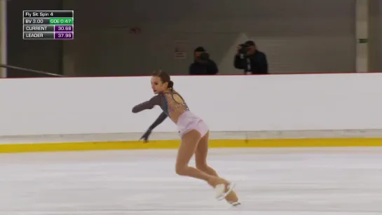 Daria Usacheva (RUS)_ Ladies Free Skating _ Riga 2019