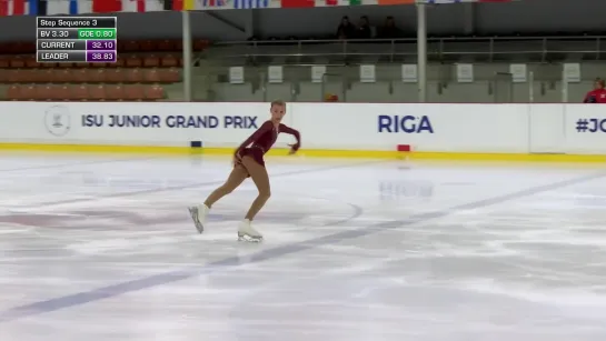 Maiia Khromykh (RUS)_ Ladies Short Program _ Riga 2019