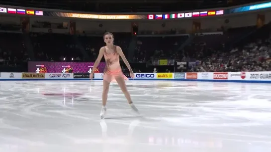 Daria Usacheva (RUS) _ Women SP _ Guaranteed Rate Skate America 2021 _ #GPFigure