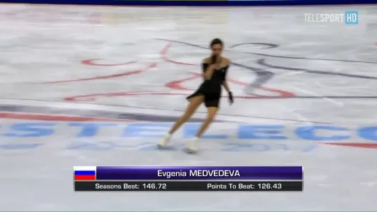 Евгения Медведева ПП • Rostelecom Cup 2017 21 октября • TeleSport