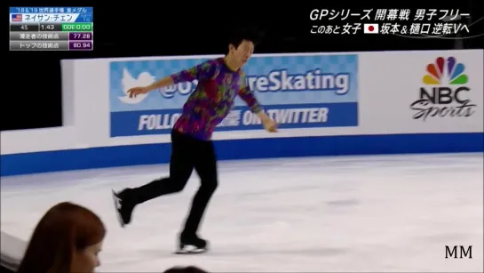 ネイサン・チェン(Nathan CHEN) 2019 Skate America FS