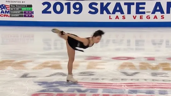 Елизавета Туктамышева. Короткая программа. Женщины. Skate America. Гран-при по ф