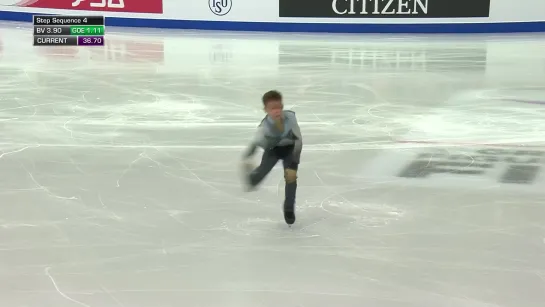 Daniil Samsonov (RUS) _ Men Short Program _ ISU GP Finals 2019 _ Turin _ @JGPFig_Full-HD