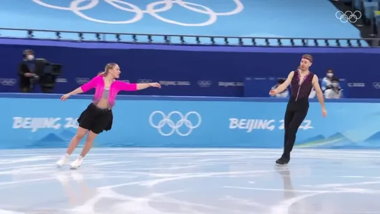 LIVE_red_circle_  Figure Skating - Team Event - Ice Dance Rhythm Dance _ #Beijing2022