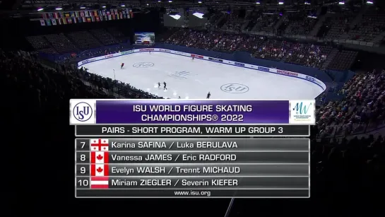 Pairs Short Program _ ISU World Figure Skating Championships 2022 _ Montpellier _ #WorldFigure