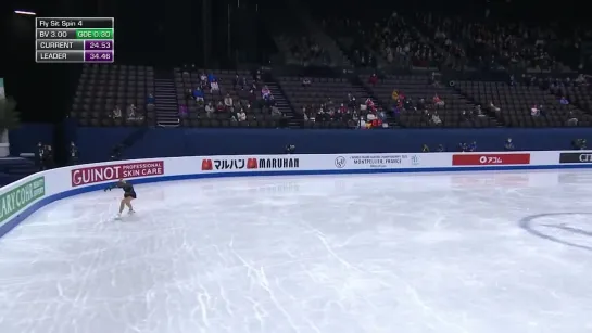 Women Short Program _ ISU World Figure Skating Championships 2022 _ Montpellier _ #WorldFigure