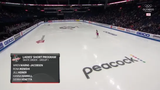 Ladies Short program at U.S. National 2022