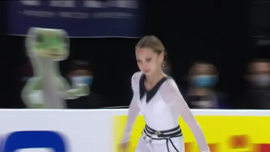 Kseniia Sinitsyna (RUS) _ Women FS _ Guaranteed Rate Skate America 2021 _ #GPFigure