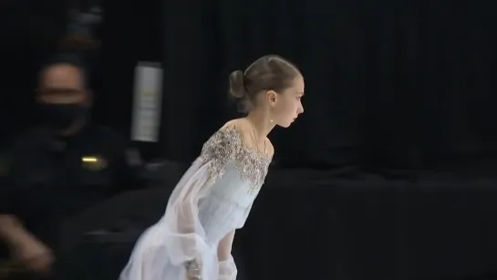 Kseniia Sinitsyna (RUS) _ Women SP _ Guaranteed Rate Skate America 2021 _ #GPFigure