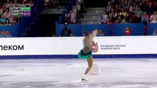 Kseniia Sinitsyna (RUS) _ Ladies Free Skating _ Chelyabinsk 2019