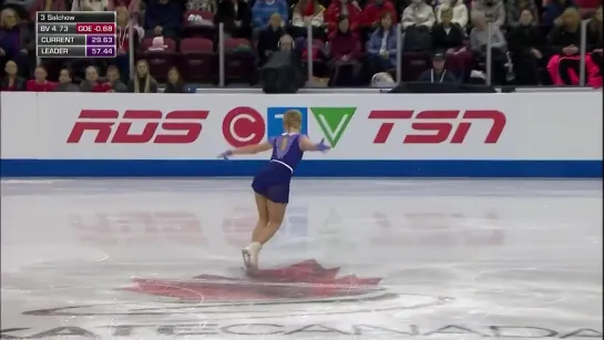 Серафима Саханович. Произвольная программа. Женщины. Skate Canada. Гран-при по ф