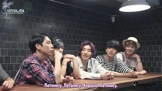 [RUS SUB] [27.07.2014] Starcast B.A.P #1 - Patbingsoo Making Session